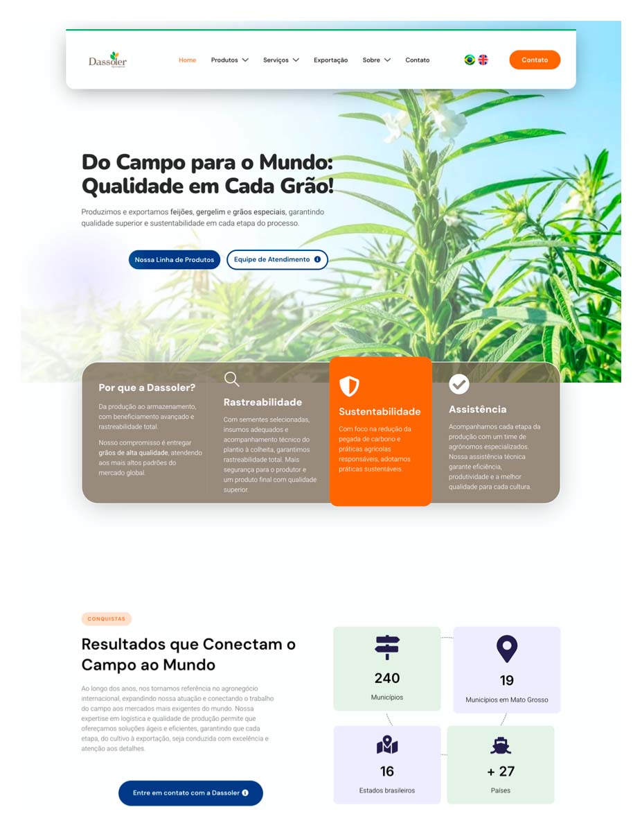 Site Dassoler Agropecuária